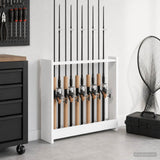 vidaXL Biljartkeu-stand Bewerkt hout 60 x 20 x 57 cm Wit