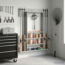 vidaXL Biljartkeu-stand Bewerkt hout 93 x 12 x 103 cm Wit