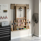 vidaXL Biljartkeu-stand Bewerkt hout 93 x 12 x 103 cm Wit