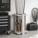 vidaXL Biljartkeu-stand Bewerkt hout 42 x 43 x 60 cm Wit
