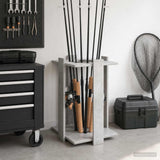 vidaXL Biljartkeu-stand Bewerkt hout 42 x 43 x 60 cm Wit