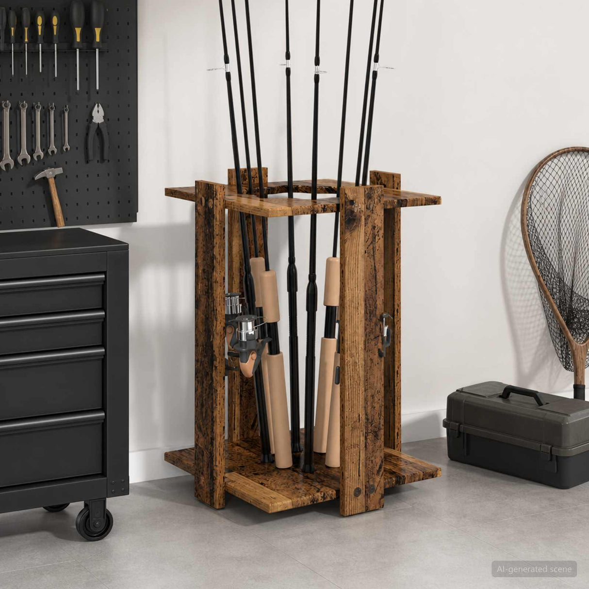 vidaXL Biljartkeu-stand Bewerkt hout 42 x 43 x 60 cm Wit