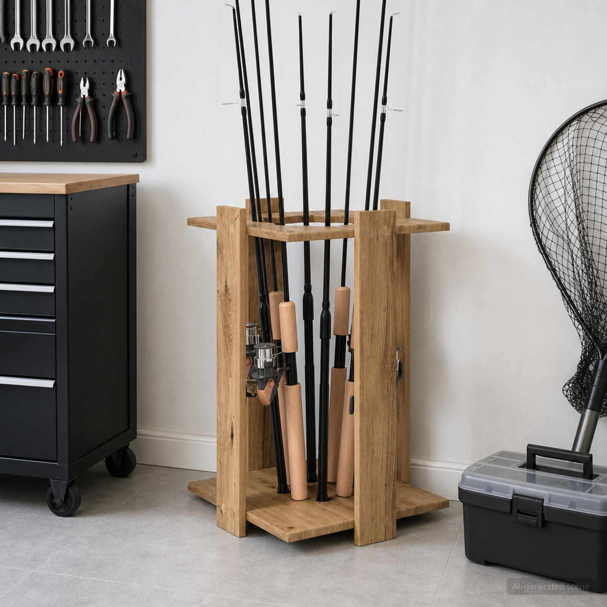 vidaXL Biljartkeu-stand Bewerkt hout 42 x 43 x 60 cm Wit