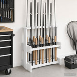 vidaXL Biljartkeu-stand Bewerkt hout 60 x 35 x 60 cm Wit