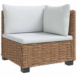 vidaXL 6 st Rieten Loungeset met Kussens GENDT Natuurlijk Riet Naturel