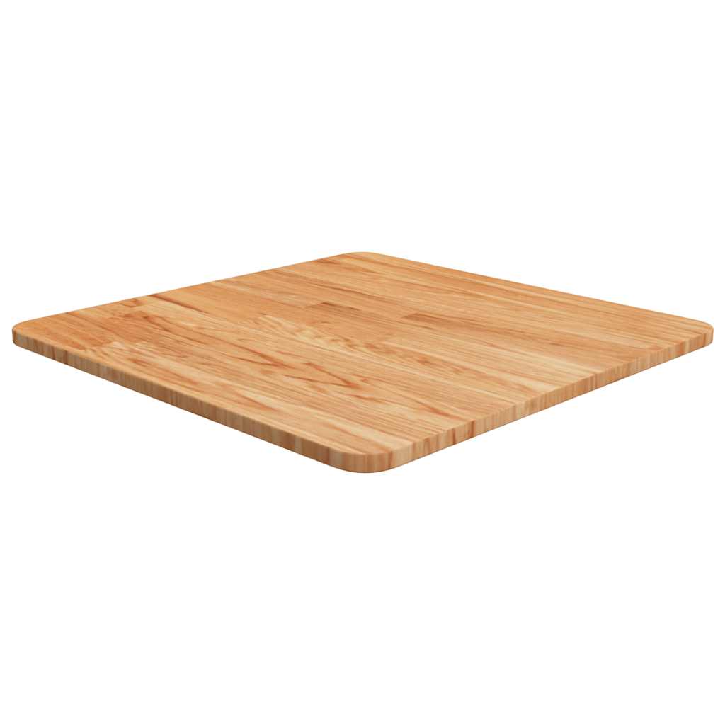 vidaXL Tafelblad vierkant 40x40x1,5 cm onbehandeld massief eikenhout