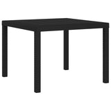 vidaXL Tuin Eettafel Set met kussen 3 pcs Bruin en crèmekleurig PP