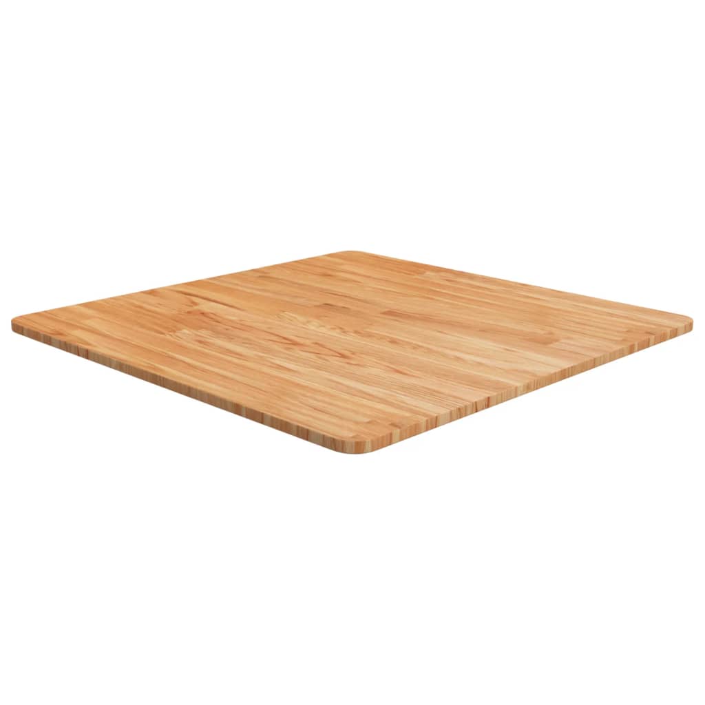 vidaXL Tafelblad vierkant 40x40x1,5 cm onbehandeld massief eikenhout