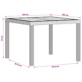 vidaXL Garden Dining Set 5 pcs Anthracite and Cream PP