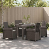 vidaXL Garden Dining Set 5 pcs Anthracite and Cream PP