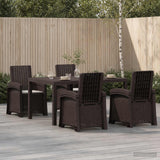 vidaXL Garden Dining Set 5 pcs Anthracite and Cream PP
