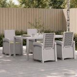 vidaXL Garden Dining Set 5 pcs Anthracite and Cream PP