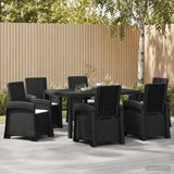 vidaXL Garden Dining Set 5 pcs Anthracite and Cream PP