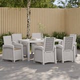 vidaXL Garden Dining Set 5 pcs Anthracite and Cream PP