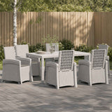 vidaXL Garden Dining Set 5 pcs Anthracite and Cream PP