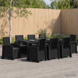 vidaXL Garden Dining Set 5 pcs Anthracite and Cream PP