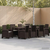 vidaXL Garden Dining Set 5 pcs Anthracite and Cream PP