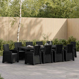 vidaXL Garden Dining Set 5 pcs Anthracite and Cream PP