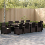 vidaXL Garden Dining Set 5 pcs Anthracite and Cream PP