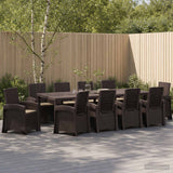 vidaXL Garden Dining Set 5 pcs Anthracite and Cream PP