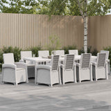 vidaXL Garden Dining Set 5 pcs Anthracite and Cream PP