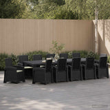 vidaXL Garden Dining Set 5 pcs Anthracite and Cream PP