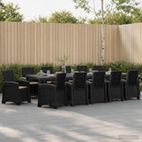vidaXL Garden Dining Set 5 pcs Anthracite and Cream PP