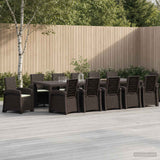 vidaXL Garden Dining Set 5 pcs Anthracite and Cream PP