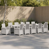 vidaXL Garden Dining Set 5 pcs Anthracite and Cream PP