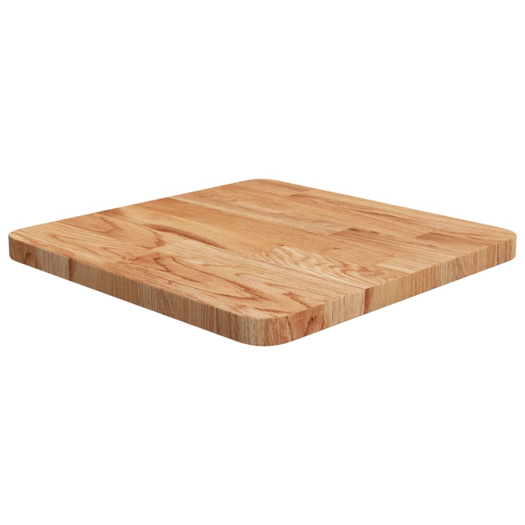 vidaXL Tafelblad vierkant 40x40x1,5 cm onbehandeld massief eikenhout