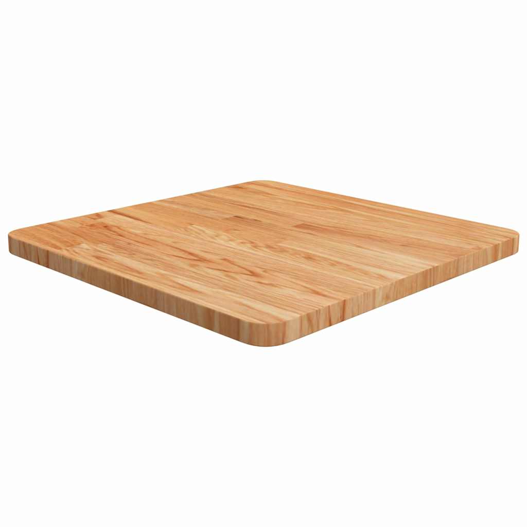vidaXL Tafelblad vierkant 40x40x1,5 cm onbehandeld massief eikenhout
