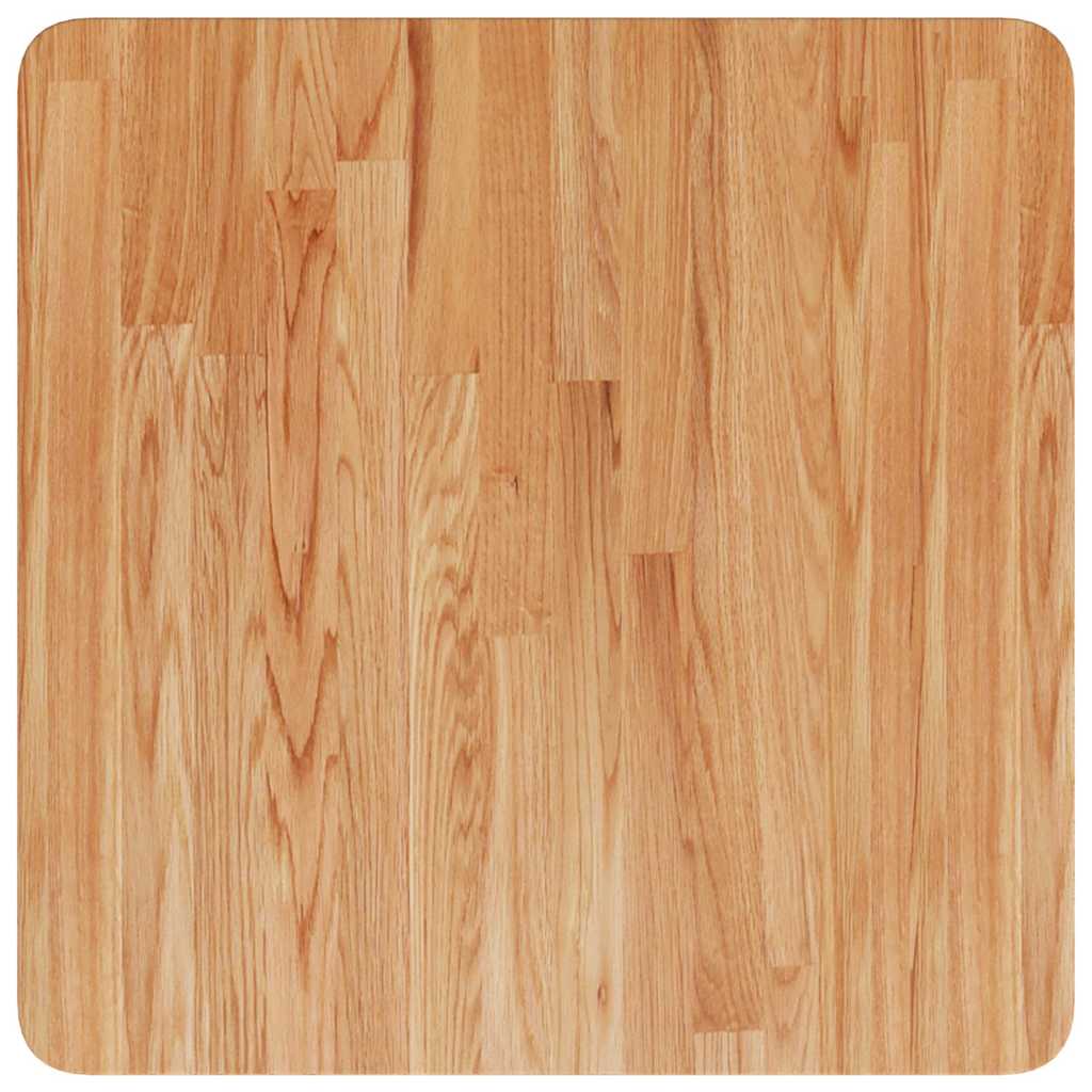 vidaXL Tafelblad vierkant 40x40x1,5 cm onbehandeld massief eikenhout