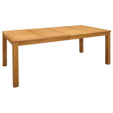 vidaXL Eettafel 200 x 100 x 75 cm Massief Eikenhout Naturel