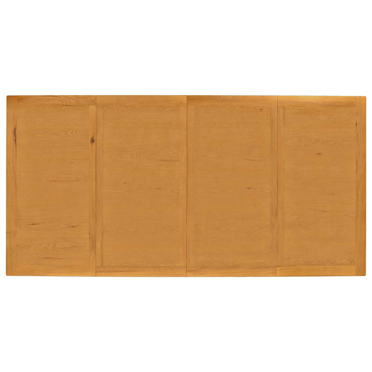 vidaXL Eettafel 200 x 100 x 75 cm Massief Eikenhout Naturel