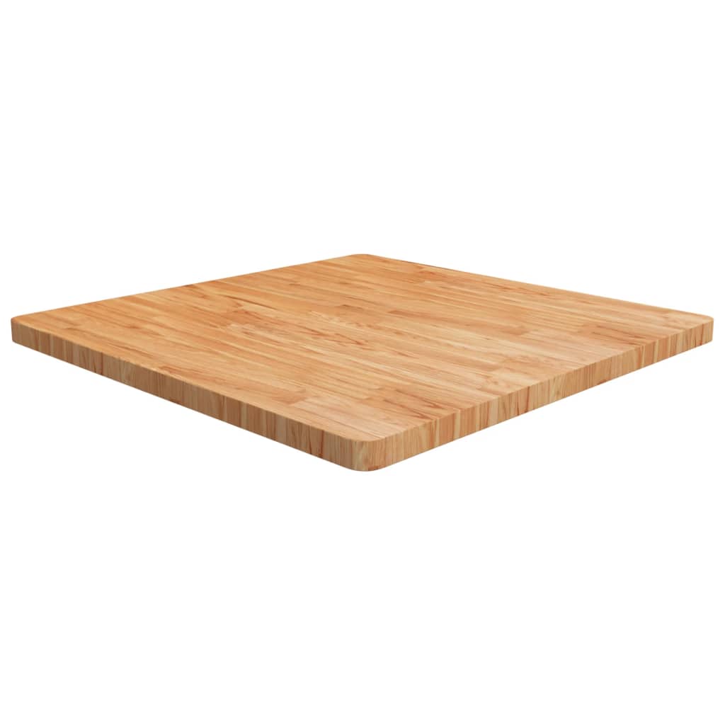 vidaXL Tafelblad vierkant 40x40x1,5 cm onbehandeld massief eikenhout