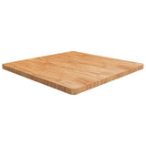 vidaXL Tafelblad vierkant 40x40x1,5 cm onbehandeld massief eikenhout
