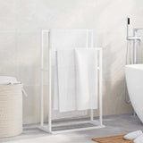vidaXL Handdoekenrek vrijstaand 48x24x78,5 cm ijzer zwart