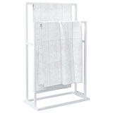 vidaXL Handdoekenrek vrijstaand 48x24x78,5 cm ijzer zwart