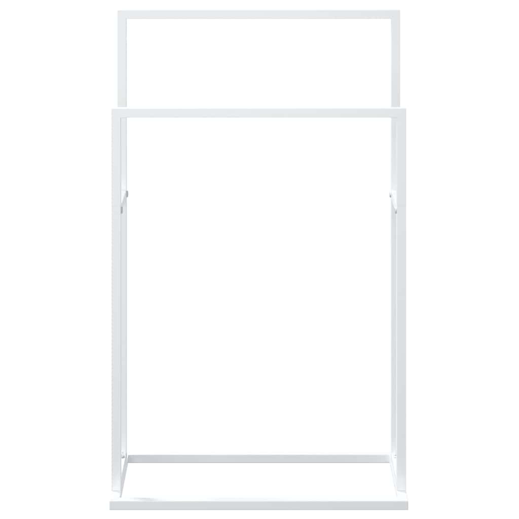 vidaXL Handdoekenrek vrijstaand 48x24x78,5 cm ijzer zwart
