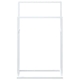 vidaXL Handdoekenrek vrijstaand 48x24x78,5 cm ijzer zwart