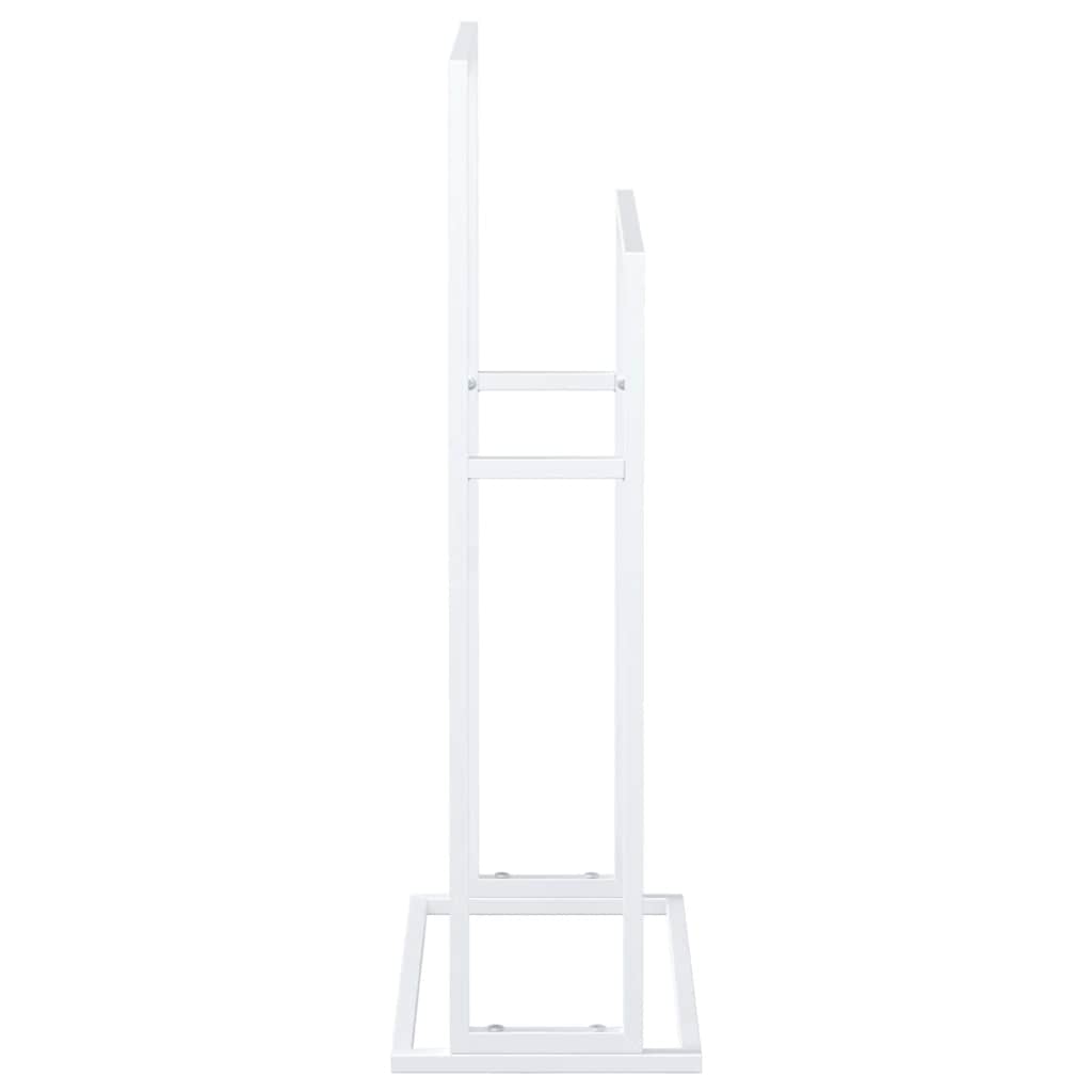 vidaXL Handdoekenrek vrijstaand 48x24x78,5 cm ijzer zwart