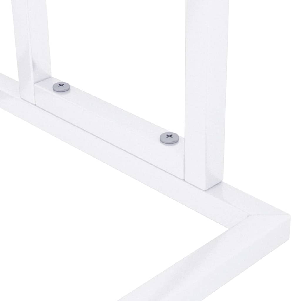 vidaXL Handdoekenrek vrijstaand 48x24x78,5 cm ijzer zwart