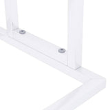 vidaXL Handdoekenrek vrijstaand 48x24x78,5 cm ijzer zwart