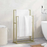 vidaXL Handdoekenrek vrijstaand 48x24x78,5 cm ijzer zwart