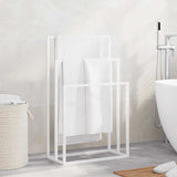 vidaXL Handdoekenrek vrijstaand 48x24x78,5 cm ijzer zwart