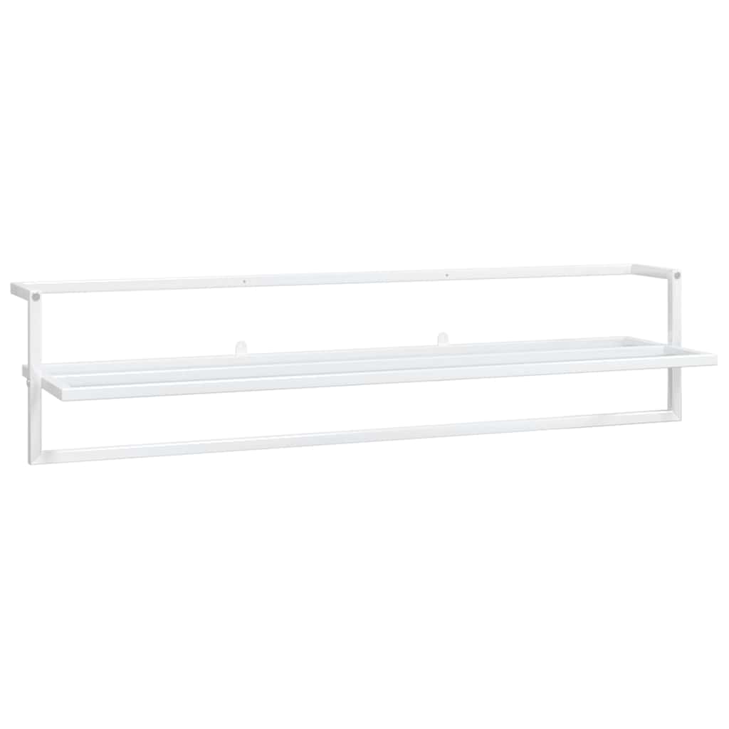 vidaXL Handdoekenrek 95x25x22 cm ijzer zwart