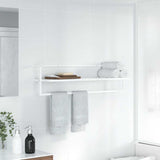 vidaXL Handdoekenrek 95x25x22 cm ijzer zwart