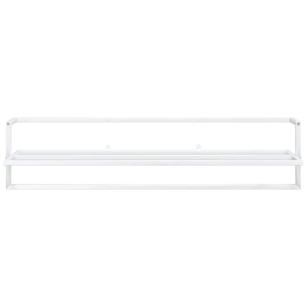 vidaXL Handdoekenrek 95x25x22 cm ijzer zwart