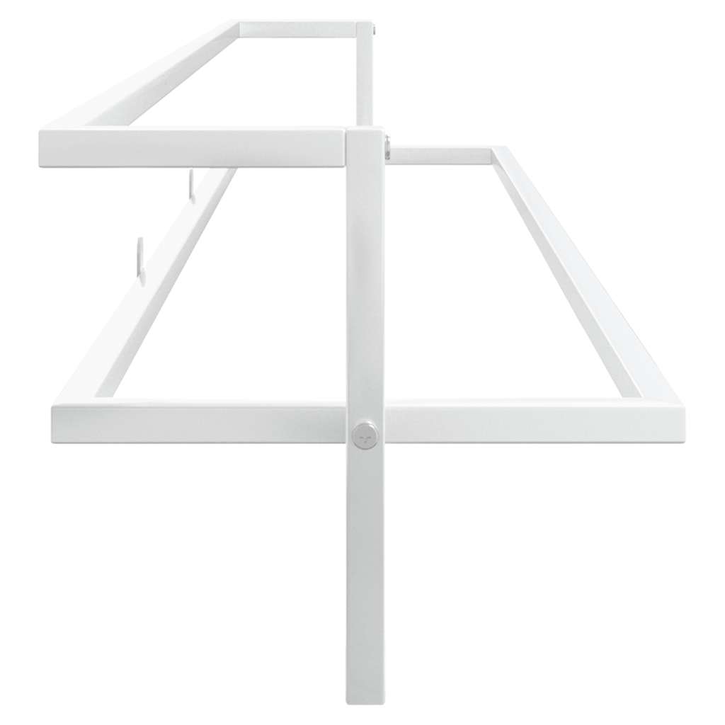 vidaXL Handdoekenrek 95x25x22 cm ijzer zwart