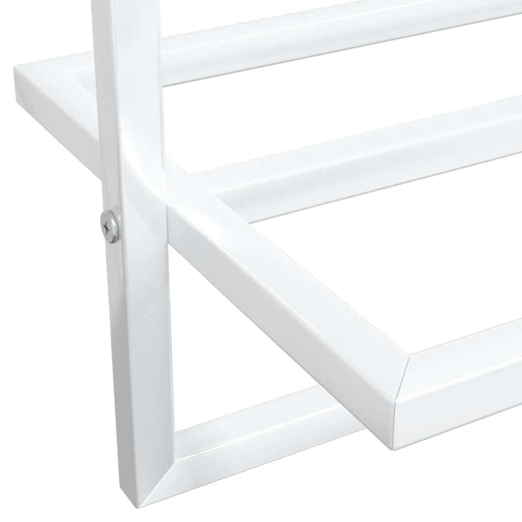 vidaXL Handdoekenrek 95x25x22 cm ijzer zwart